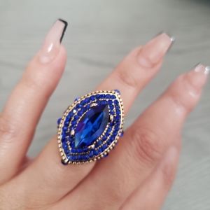 Blue Turkish Vintage Ring (7)